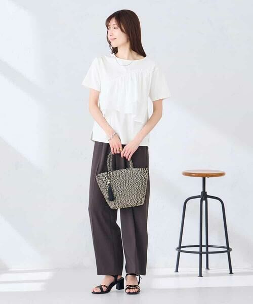 a.v.v / アー・ヴェ・ヴェ カットソー | フリルドッキングTシャツ | 詳細4