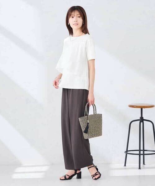 a.v.v / アー・ヴェ・ヴェ カットソー | フリルドッキングTシャツ | 詳細5