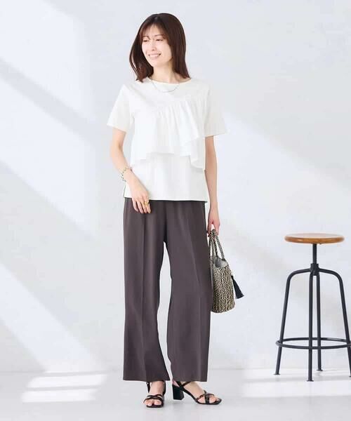 a.v.v / アー・ヴェ・ヴェ カットソー | フリルドッキングTシャツ | 詳細6