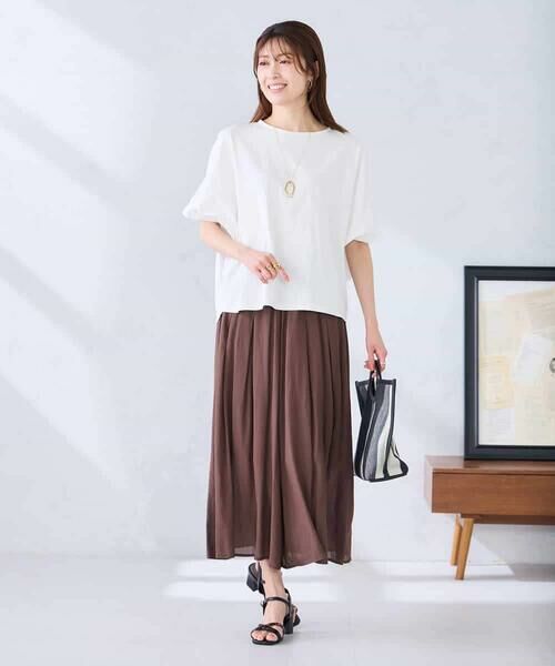 a.v.v / アー・ヴェ・ヴェ カットソー | 【コットン 100%】タックドルマンスリーブカットソー | 詳細22