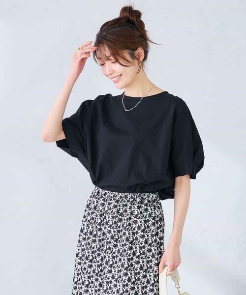 a.v.v / アー・ヴェ・ヴェ カットソー | 【コットン 100%】タックドルマンスリーブカットソー | 詳細26