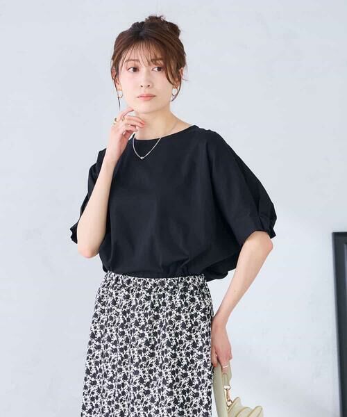 a.v.v / アー・ヴェ・ヴェ カットソー | 【コットン 100%】タックドルマンスリーブカットソー | 詳細27