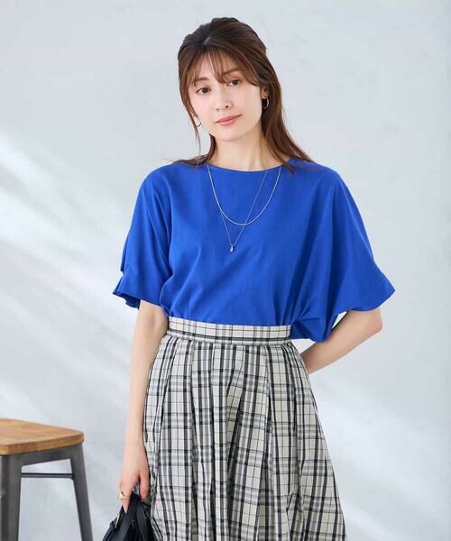 a.v.v / アー・ヴェ・ヴェ カットソー | 【コットン 100%】タックドルマンスリーブカットソー | 詳細9