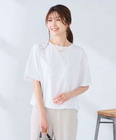 a.v.v / アー・ヴェ・ヴェ カットソー | 裾ドロストロゴTシャツ