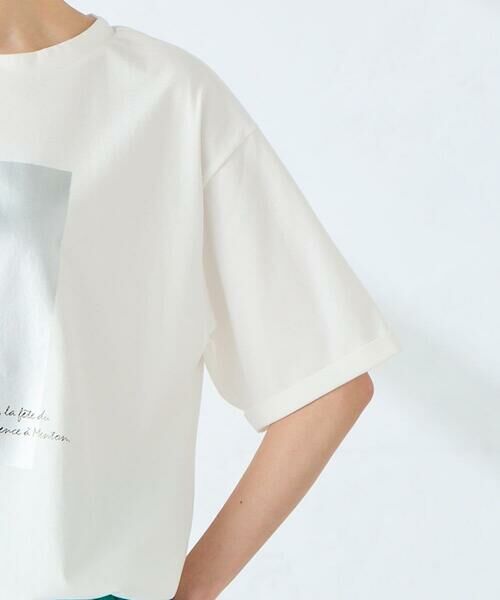 a.v.v / アー・ヴェ・ヴェ カットソー | 裾ドロストロゴTシャツ | 詳細23