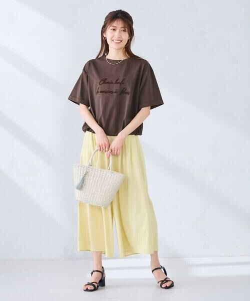 a.v.v / アー・ヴェ・ヴェ カットソー | 裾ドロストロゴTシャツ | 詳細6