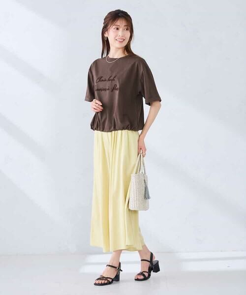 a.v.v / アー・ヴェ・ヴェ カットソー | 裾ドロストロゴTシャツ | 詳細7