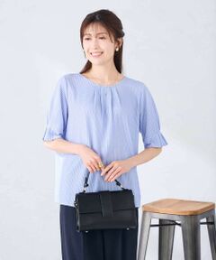 a.v.v / アー・ヴェ・ヴェ カットソー | タックパフスリーブトップス