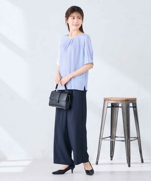 a.v.v / アー・ヴェ・ヴェ カットソー | タックパフスリーブトップス | 詳細11