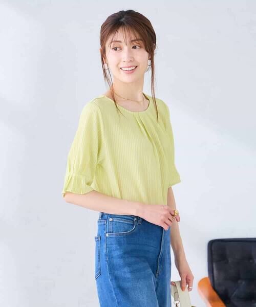 a.v.v / アー・ヴェ・ヴェ カットソー | タックパフスリーブトップス | 詳細2
