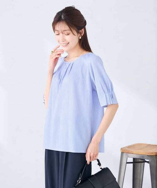 a.v.v / アー・ヴェ・ヴェ カットソー | タックパフスリーブトップス | 詳細8