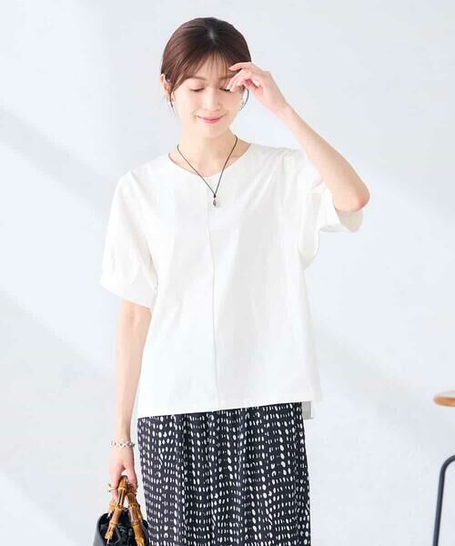 a.v.v / アー・ヴェ・ヴェ カットソー | Vネックゆったりスリーブカットソー | 詳細9