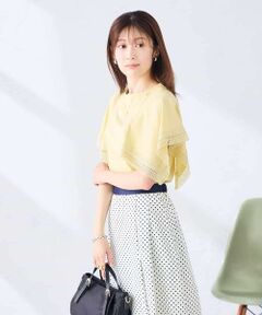 a.v.v / アー・ヴェ・ヴェ カットソー | 【接触冷感/UVカット】ハンカチスリーブトップス