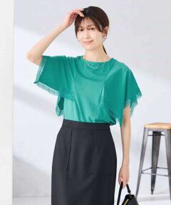 a.v.v / アー・ヴェ・ヴェ カットソー | 【接触冷感/UVカット】ハンカチスリーブトップス