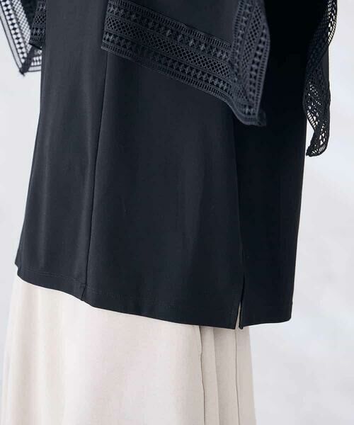 a.v.v / アー・ヴェ・ヴェ カットソー | 【接触冷感/UVカット】ハンカチスリーブトップス | 詳細10