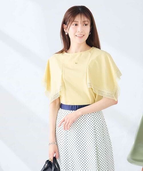 a.v.v / アー・ヴェ・ヴェ カットソー | 【接触冷感/UVカット】ハンカチスリーブトップス | 詳細15