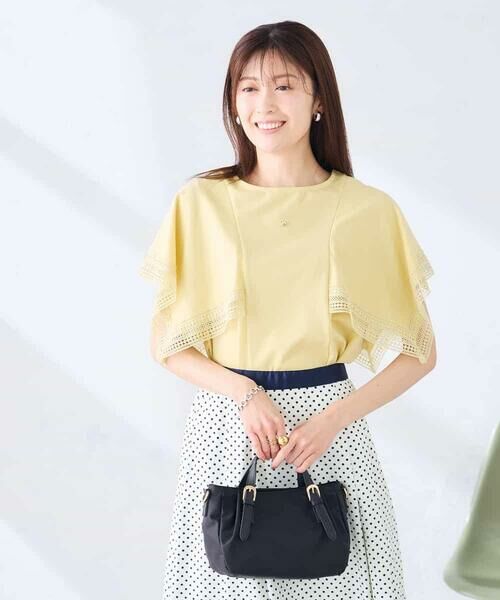 a.v.v / アー・ヴェ・ヴェ カットソー | 【接触冷感/UVカット】ハンカチスリーブトップス | 詳細16