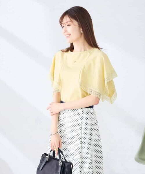 a.v.v / アー・ヴェ・ヴェ カットソー | 【接触冷感/UVカット】ハンカチスリーブトップス | 詳細17