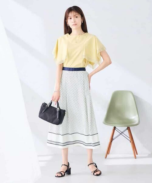 a.v.v / アー・ヴェ・ヴェ カットソー | 【接触冷感/UVカット】ハンカチスリーブトップス | 詳細19