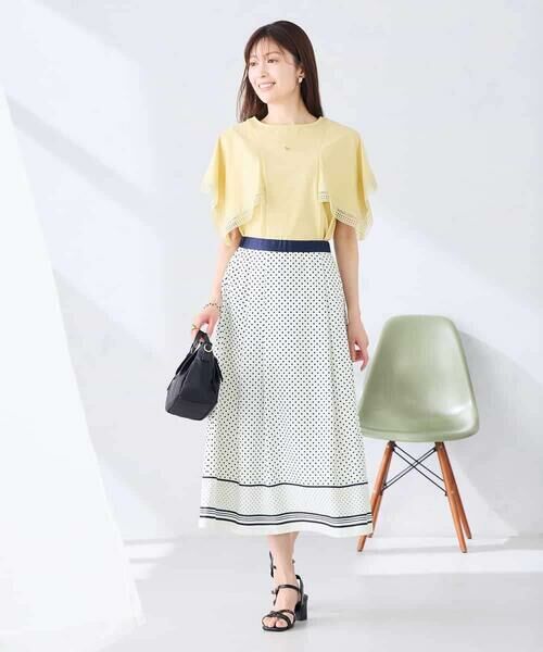 a.v.v / アー・ヴェ・ヴェ カットソー | 【接触冷感/UVカット】ハンカチスリーブトップス | 詳細21