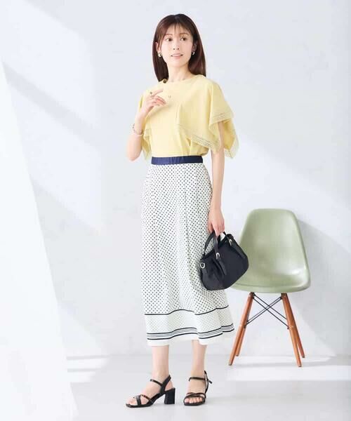 a.v.v / アー・ヴェ・ヴェ カットソー | 【接触冷感/UVカット】ハンカチスリーブトップス | 詳細22