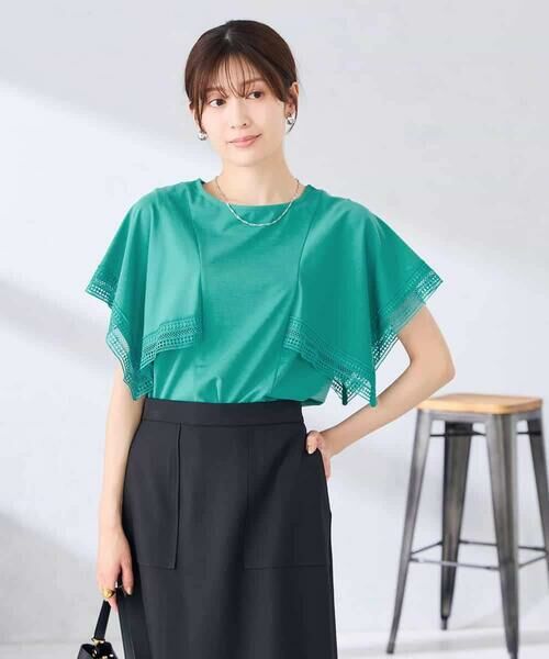 a.v.v / アー・ヴェ・ヴェ カットソー | 【接触冷感/UVカット】ハンカチスリーブトップス | 詳細24