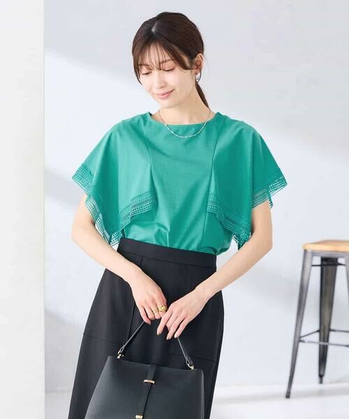 a.v.v / アー・ヴェ・ヴェ カットソー | 【接触冷感/UVカット】ハンカチスリーブトップス | 詳細25