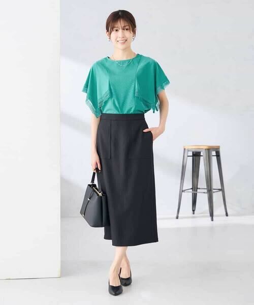 a.v.v / アー・ヴェ・ヴェ カットソー | 【接触冷感/UVカット】ハンカチスリーブトップス | 詳細26