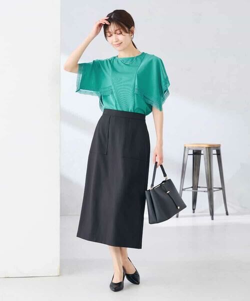 a.v.v / アー・ヴェ・ヴェ カットソー | 【接触冷感/UVカット】ハンカチスリーブトップス | 詳細29