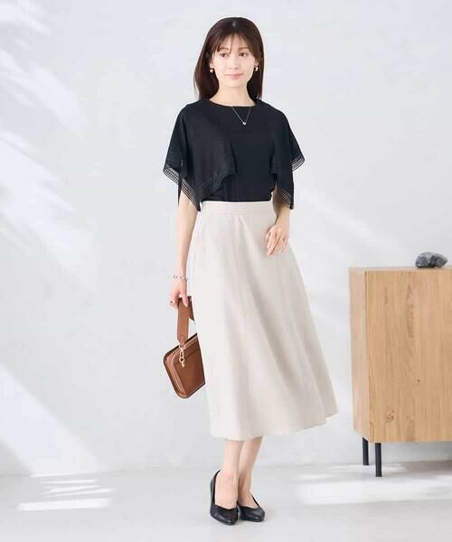 a.v.v / アー・ヴェ・ヴェ カットソー | 【接触冷感/UVカット】ハンカチスリーブトップス | 詳細3