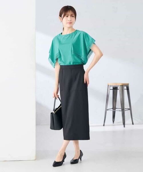 a.v.v / アー・ヴェ・ヴェ カットソー | 【接触冷感/UVカット】ハンカチスリーブトップス | 詳細30