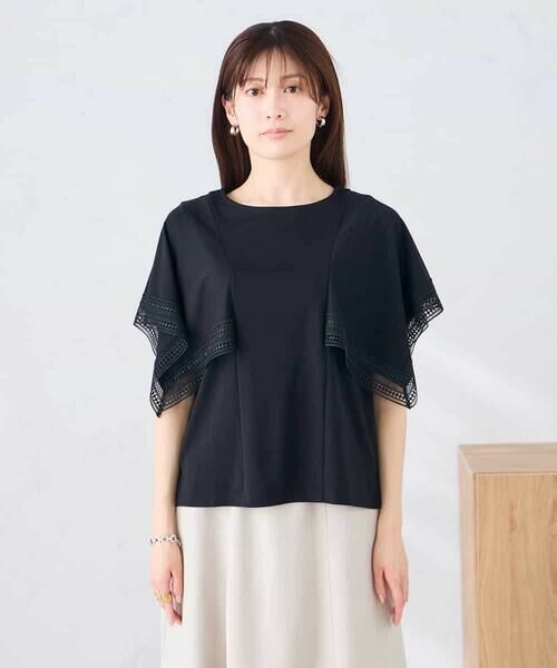 a.v.v / アー・ヴェ・ヴェ カットソー | 【接触冷感/UVカット】ハンカチスリーブトップス | 詳細5