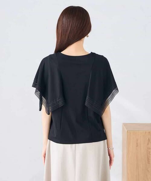 a.v.v / アー・ヴェ・ヴェ カットソー | 【接触冷感/UVカット】ハンカチスリーブトップス | 詳細7