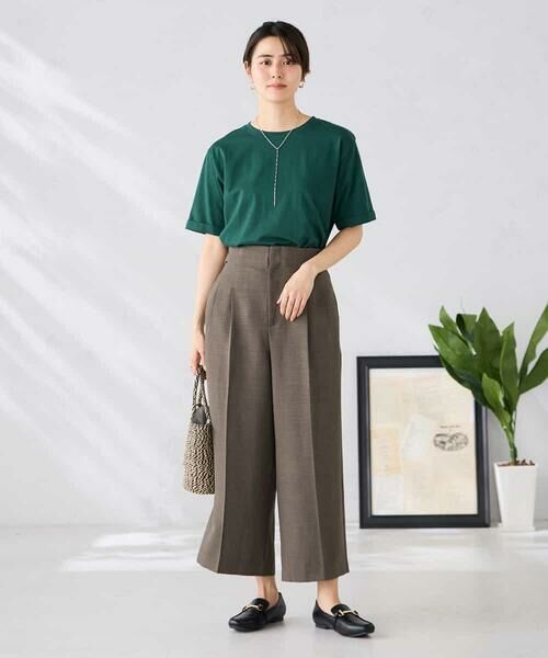 a.v.v / アー・ヴェ・ヴェ カットソー | 【接触冷感/UVカット/コットン100%/WEB限定】ロールアップハーフスリーブTシャツ | 詳細11