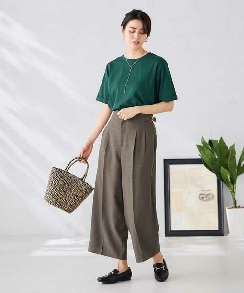 a.v.v / アー・ヴェ・ヴェ カットソー | 【接触冷感/UVカット/コットン100%/WEB限定】ロールアップハーフスリーブTシャツ | 詳細14