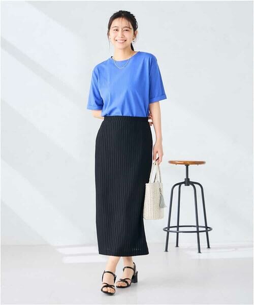 a.v.v / アー・ヴェ・ヴェ カットソー | 【接触冷感/UVカット/コットン100%/WEB限定】ロールアップハーフスリーブTシャツ | 詳細21