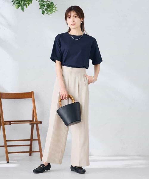 a.v.v / アー・ヴェ・ヴェ カットソー | 【接触冷感/UVカット/コットン100%/WEB限定】ロールアップハーフスリーブTシャツ | 詳細24