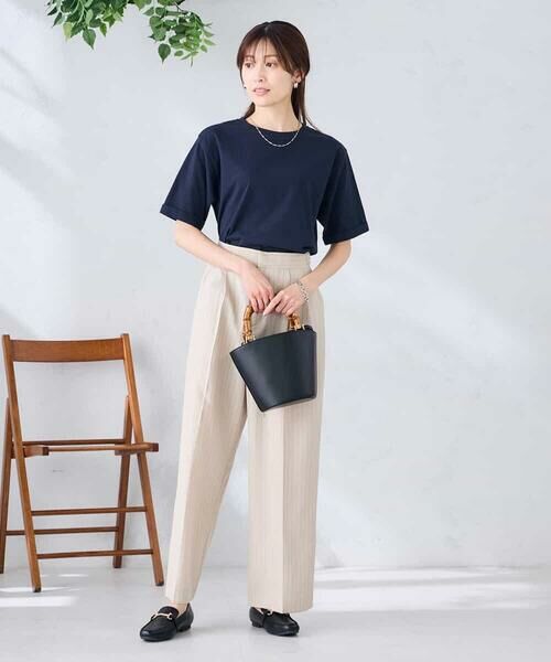 a.v.v / アー・ヴェ・ヴェ カットソー | 【接触冷感/UVカット/コットン100%/WEB限定】ロールアップハーフスリーブTシャツ | 詳細25