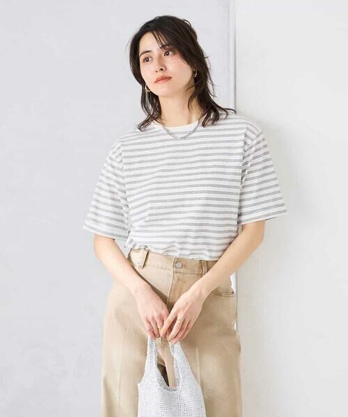 a.v.v / アー・ヴェ・ヴェ カットソー | 【接触冷感/UVカット/コットン100%/WEB限定】ロールアップハーフスリーブTシャツ | 詳細27