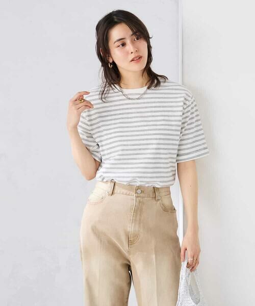 a.v.v / アー・ヴェ・ヴェ カットソー | 【接触冷感/UVカット/コットン100%/WEB限定】ロールアップハーフスリーブTシャツ | 詳細29