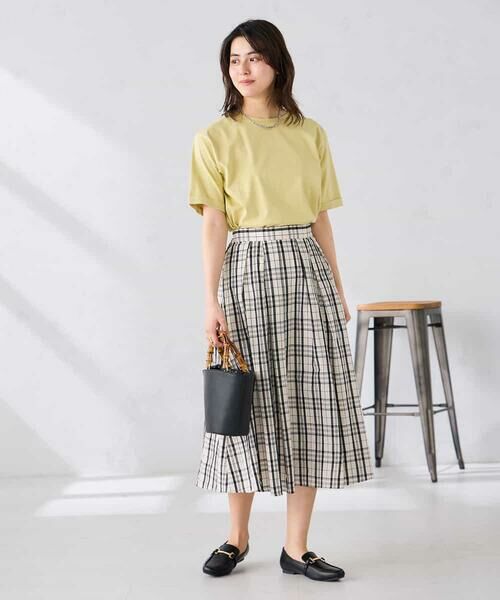 a.v.v / アー・ヴェ・ヴェ カットソー | 【接触冷感/UVカット/コットン100%/WEB限定】ロールアップハーフスリーブTシャツ | 詳細5