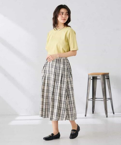 a.v.v / アー・ヴェ・ヴェ カットソー | 【接触冷感/UVカット/コットン100%/WEB限定】ロールアップハーフスリーブTシャツ | 詳細7