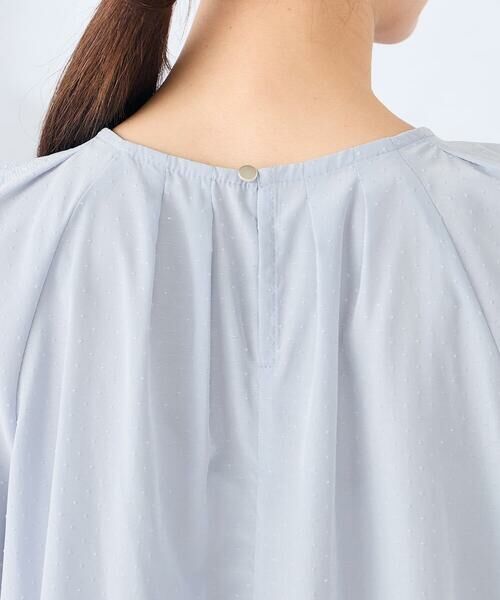 a.v.v / アー・ヴェ・ヴェ シャツ・ブラウス | 【洗える】ドビードットフレアスリーブブラウス | 詳細14