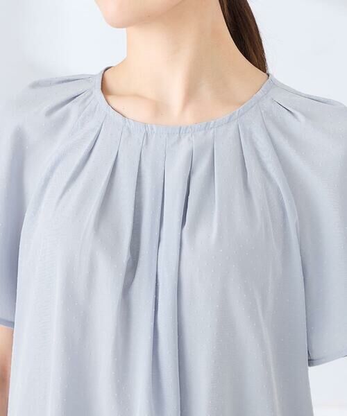 a.v.v / アー・ヴェ・ヴェ シャツ・ブラウス | 【洗える】ドビードットフレアスリーブブラウス | 詳細15