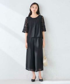 a.v.v / アー・ヴェ・ヴェ ロング・マキシ丈ワンピース | 【結婚式/お呼ばれに】レースドッキングブラウス・パンツセットアップ