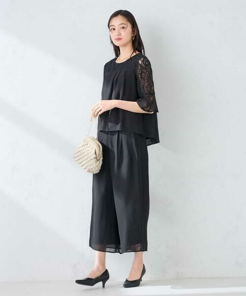 a.v.v / アー・ヴェ・ヴェ ロング・マキシ丈ワンピース | 【結婚式/お呼ばれに】レースドッキングブラウス・パンツセットアップ | 詳細6