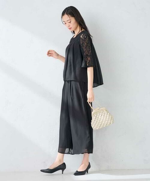 a.v.v / アー・ヴェ・ヴェ ロング・マキシ丈ワンピース | 【結婚式/お呼ばれに】レースドッキングブラウス・パンツセットアップ | 詳細7