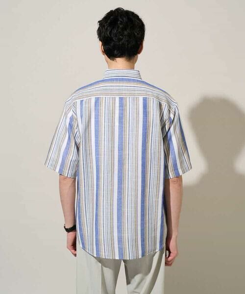 a.v.v / アー・ヴェ・ヴェ シャツ・ブラウス | 【洗濯機で洗える】マルチストライプワイドシルエットシャツ | 詳細17