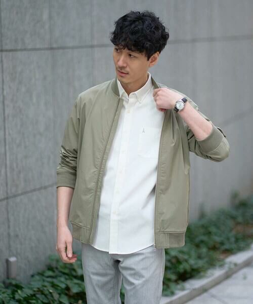 a.v.v / アー・ヴェ・ヴェ シャツ・ブラウス | 【イージーケア/洗濯機で洗える/速乾/接触冷感/毛玉になりにくい】オックスハンソデシャツ | 詳細14