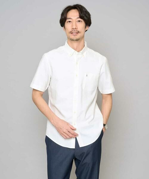 a.v.v / アー・ヴェ・ヴェ シャツ・ブラウス | 【イージーケア/洗濯機で洗える/速乾/接触冷感/毛玉になりにくい】オックスハンソデシャツ | 詳細16